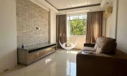 Apartamento à Venda – 124,86 m² – 2 Dormitórios + Dependência Completa – Boqueirão, Santos/SP