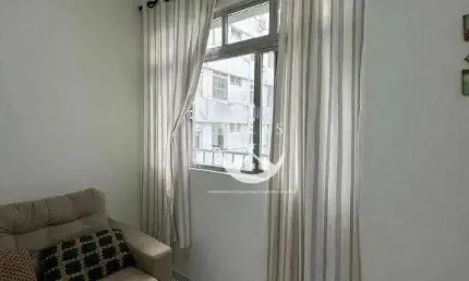 Apartamento com 1 dormitório, 50 m² - venda por r$ 360.000,00 ou aluguel por r$ 2.900,00/mês - boqueirão - santos/sp