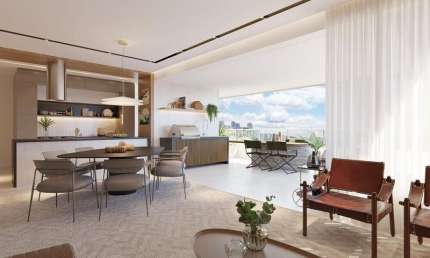 Apartamento de luxo 04 quartos em construção a venda, 188 m2, 02 suítes 3 VGS.