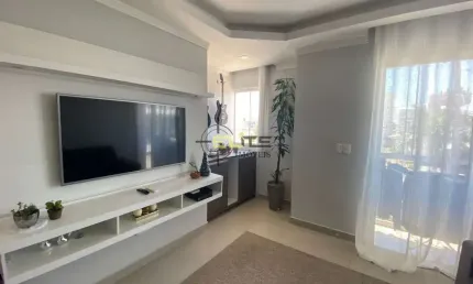 Apartamento à venda, semi-mobiliado e sem taxa condominial de 02 dormitórios na Nova Palhoça