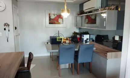 Apartamento à venda,  de 02 dormitórios, sacada com churrasqueira na Praia João Rosa - Biguaçu