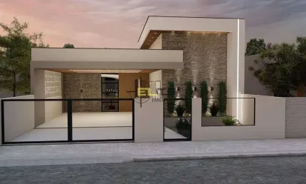 Casa com 3 quartos à venda na Rua Esmeraldo Cassettari Junior, 107, Forquilhas, São José