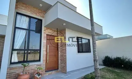 Casa à venda, de 3 dormitórios (1 suíte), churrasqueira no bela vista, em palhoça/sc