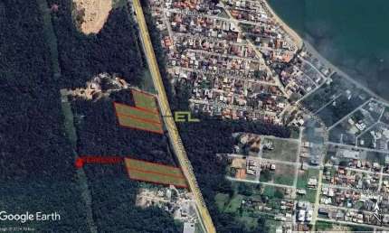 Terrenos à venda, de 1500m² a 3500m² na Praia de Fora, em Palhoça/SC
