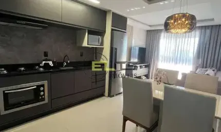 Apartamento à venda, de 2 dormitórios, sacada com churrasqueira na Pedra Branca, em Palhoça/SC