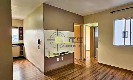 Apartamento de 2 dormitórios semi-mobiliado em fundos/biguaçu.