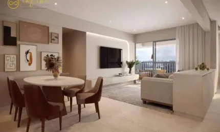Apartamento Lançamento com 3 Quartos, todos Suítes  à venda, 105,94  m² por R$ 1.000.000 - Condomínio Fascínio Planeta - Centro,  Sorocaba/SP