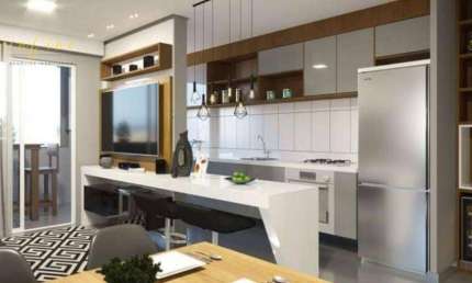 Apartamento Lançamento com 3 quartos, sendo 1 suíte à venda, 69,55 m² por R$ 801.219- Residencial Golden House - Jardim São Carlos, Sorocaba/SP