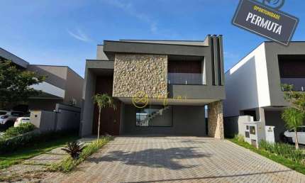 Casa de Condomínio com 5 suítes, sendo 1 máster  à venda, 396 m² por R$ 3.790.000 - Alphaville Nova Esplanada I - Votorantim/SP