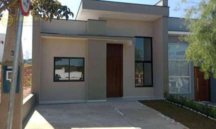 Casa Nova de Condomínio com 3 dormitórios, sendo 1 suíte  à venda, 102 m² por R$ 575.000 - Condomínio Residencial Jardim - Sorocaba/SP