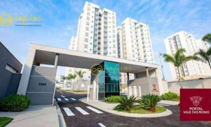 Apartamento com 1 Quarto , 50 m² - venda por R$ 280.000 - Condomínio Portal Vale das Rosas - Chácara Junqueira - Tatuí/SP