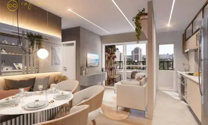 Apartamento lançamento com 3 quartos, sendo 1 suíte  à venda, 66 m² por r$ 441.436 - condomínio jr são paulo ii - jardim das estrelas -sorocaba/sp