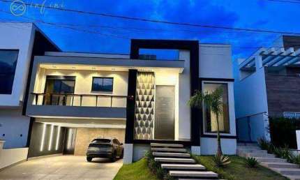 Casa Nova de Condomínio com 3 suítes, sendo 1 máster à venda, 274 m² por R$ 2.100.000 - Condomínio Ibiti Reserva - Sorocaba/SP