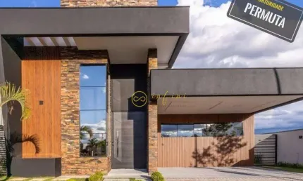 Casa Nova de Condomínio com 3 suítes, sendo 1 máster à venda, 230 m² por R$ 2.489.000 - Alphaville Nova Esplanada I - Votorantim/SP