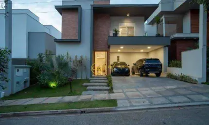 Casa Mobiliada de Condomínio com 5 suítes, sendo 1 máster  à venda, 300 m² por R$ 2.500.000 - Condomínio Colinas do Sol - Sorocaba/SP