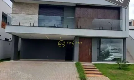 Casa Nova de Condomínio com 3 suítes, sendo 1 máster à venda, 294 m² por R$ 2.690.000 - Alphaville Nova Esplanada III - Votorantim/SP
