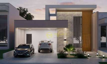 Casa em Construção de Condomínio com 3 quartos, todos suítes à venda, 180 m² por R$ 1.350.000 - Condomínio Pampulha Jardim Residencial - Sorocaba/SP