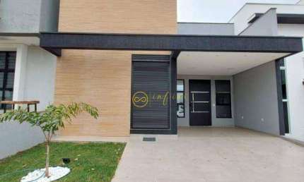 Casa Nova de Condomínio com 3 quartos, sendo 1 suíte à venda, 120 m² por R$ 750.000 - Condomínio Terras de São Francisco - Sorocaba/SP