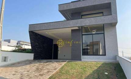 Casa Nova de Condomínio com 3 quartos, sendo 1 Suíte à venda, 145 m² por R$ 900.000 - Condomínio Reserva Ipanema - Sorocaba/SP