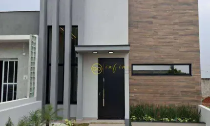 Casa nova de condomínio com 3 quartos à venda, 120 m² por r$ 630.000 - condomínio residencial jardim - sorocaba/sp