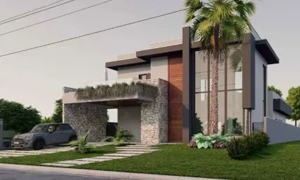 Casa em construção de condomínio com 3 quartos, sendo 1 suíte  à venda, 220 m² por r$ 950.000 - condomínio  ninho verde i - porangaba/sp