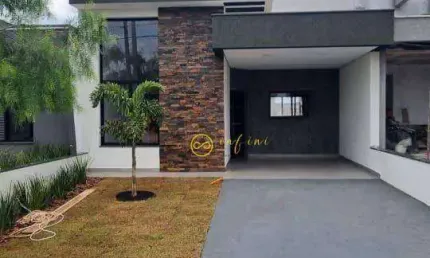 Casa Nova de Condomínio com 3 Quartos, sendo 1 Suíte à venda, 102 m² por R$ 636.000 - Jardim Residencial Villaggio Ipanema I - Sorocaba/SP