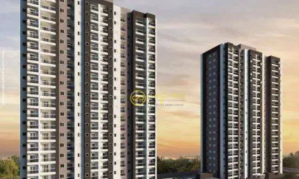 Apartamento Lançamento com 2 Quartos, sendo 1 Suíte à venda, 52 m² por R$ 382.555 - Condomínio JJR Buena Vista - Alto da Boa Vista - Sorocaba/SP