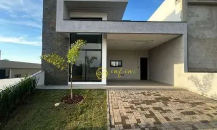 Casa Nova de Condomínio com 3 Quartos, todos Suítes à venda, 145 m² por R$ 900.000 - Condomínio Reserva Ipanema - Jardim Novo Horizonte - Sorocaba/SP