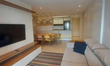 Apartamento com 3 quartos sendo 1 suíte para alugar, 90 m² por R$ 4.400/mês - Além Ponte - Sorocaba/SP