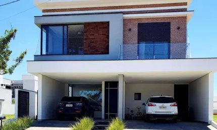 Casa Mobiliada em Condomínio com 4 Quartos, todos Suítes à venda, 347 m² por R$ 2.900.000 - Condomínio Residencial Giverny - Sorocaba/SP