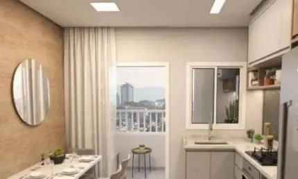 Apartamento Lançamento com 2 quartos, sendo 1 suíte à venda, 50 m² por R$ 421.045 - Condomínio Unitá - Vila Santa Rita - Sorocaba/SP