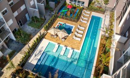 Apartamento Garden de 71 m² com espaço externo de quintal