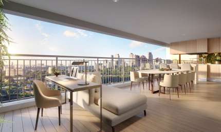 Apartamento de 127 m² com 3 suítes (4 banheiros) - 2 vagas de Garagem