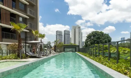Apartamento com 74  M² com 2 Suítes varanda gourmet do lado do metrô Brooklin