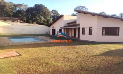 Casa de luxo em condomínio: 4 quartos, 3 suítes, 3 salas, 6 banheiros, 14 vagas, 470m² em Cotia-SP, Chácara Rincão.
