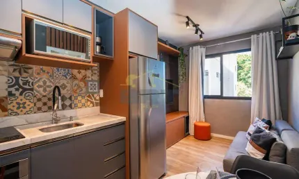 Apartamento à venda em Curitiba, Mercês, com 1 quarto, com 26.19 m², Easy Life Brigadeiro