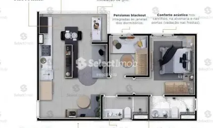 Apartamento na PLANTA à venda, Campestre - Santo André, SP