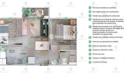 Apartamento NA PLANTA à venda, Vila Liviero, São Paulo, SP
