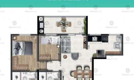 Apartamento NA PLANTA à venda, Vila Bocaina, Mauá, SP