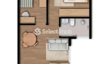Apartamento com 2 quartos à venda na Avenida Armando Salles Oliveira, --, Parque São Vicente, Mauá