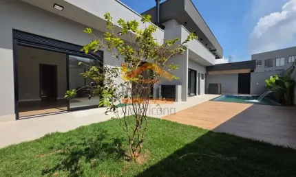 Luxuosa casa em condomínio à venda em americana-sp, 4 quartos, 4 suítes, 2 salas, 6 banheiros, 4 vagas, 265,01m².