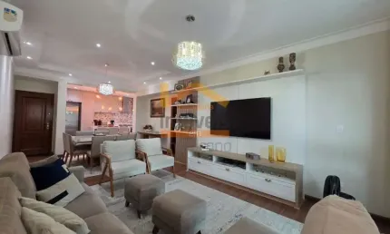 Luxuoso apartamento à venda em americana-sp, jardim paulista: 3 quartos, 1 suíte, 2 salas, 3 banheiros, 2 vagas, 128m².