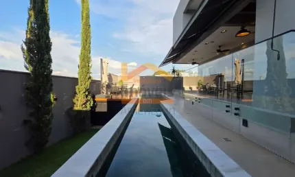 Casa de luxo à venda em condomínio exclusivo em Americana-SP - 4 quartos, 4 suítes, 3 salas, 6 banheiros, 4 vagas, 420m².