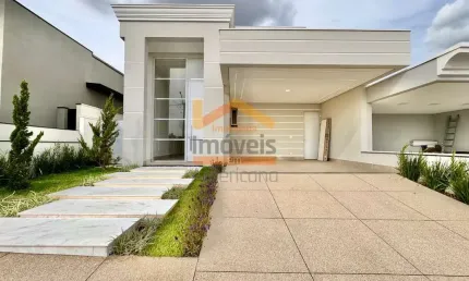 Casa de alto padrão à venda em condomínio no Engenho Velho, Nova Odessa-SP: 3 quartos, 1 suíte, 2 salas, 3 banheiros, 4 vagas, 191m².