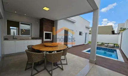 Casa de alto padrão à venda em condomínio no jardim phillipson park, americana-sp: 3 quartos, 2 suítes, 2 salas, 4 banheiros, 4 vagas, 200m².