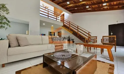 Imóvel de alto padrão: Casa de condomínio com 3 quartos e 3 suítes no Parque Nova Carioba, Americana-SP. 274m² de área!