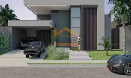 Oportunidade única: Casa de alto padrão em condomínio à venda em Americana-SP, 3 quartos, 3 suítes, 3 salas, 4 banheiros, 4 vagas de garagem, 237m².