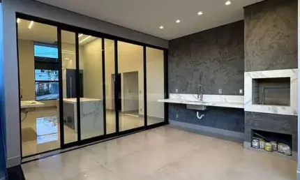 Casa de luxo em condomínio de alto padrão em Santa Bárbara D'oeste-SP, com 3 quartos e 336m² de área.