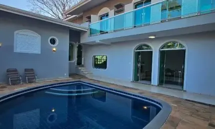 Imponente mansão de luxo à venda no Condomínio Iate Clube Americana-SP - 4 quartos, 4 suítes, 6 banheiros, 6 vagas, 600m².