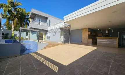 Casa de luxo em condomínio: 3 quartos, 3 suítes, 5 banheiros e 233m² em Americana-SP. Confira!